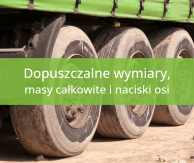 Dopuszczalne wymiary i masy całkowite w ciężarówce